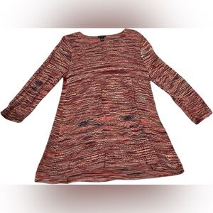 Striped Long Sleeve Tunic Top